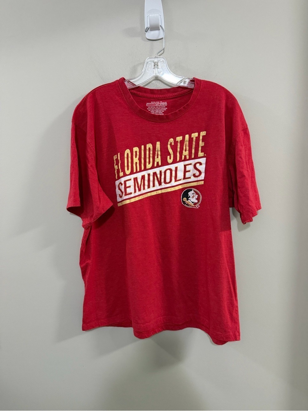 Men's Florida State Seminoles Red Graphic Tee. Size 2XL